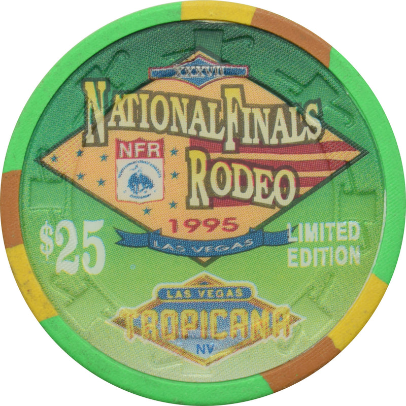 Tropicana Casino Las Vegas Nevada $25 National Finals Rodeo Chip 1995