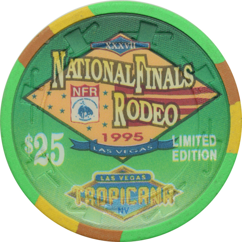 Tropicana Casino Las Vegas Nevada $25 National Finals Rodeo Chip 1995
