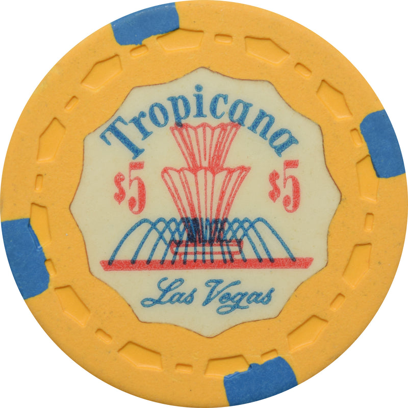 Tropicana Casino Las Vegas Nevada $5 Chip 1956
