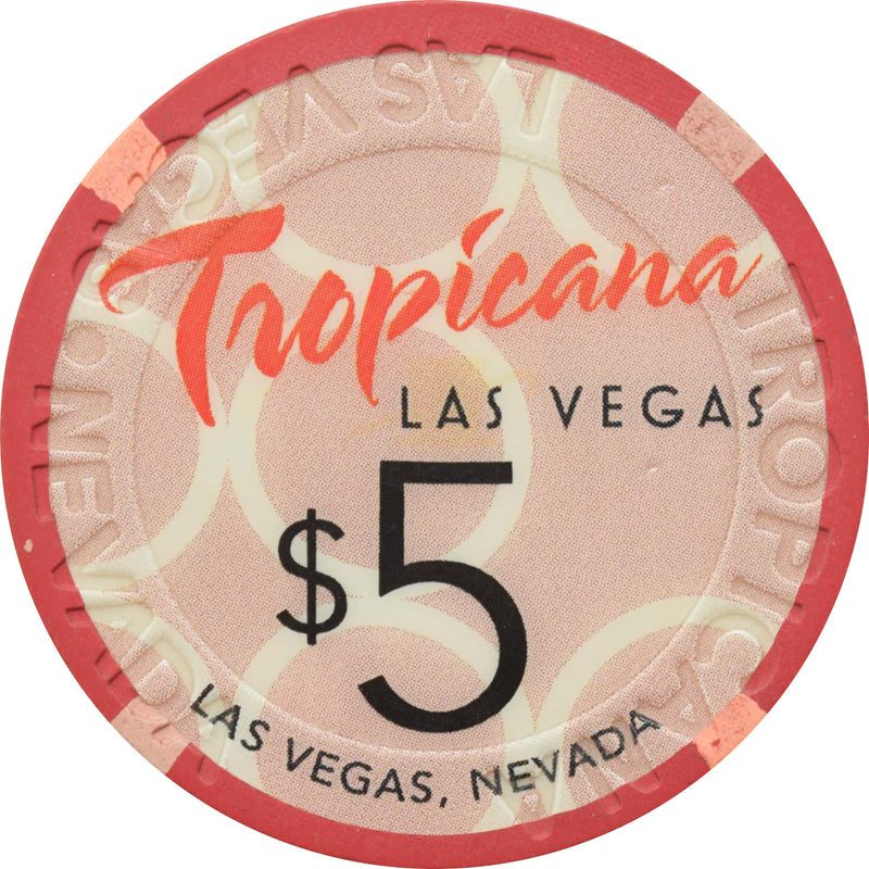 Tropicana Casino Las Vegas Nevada $5 Chip 2010