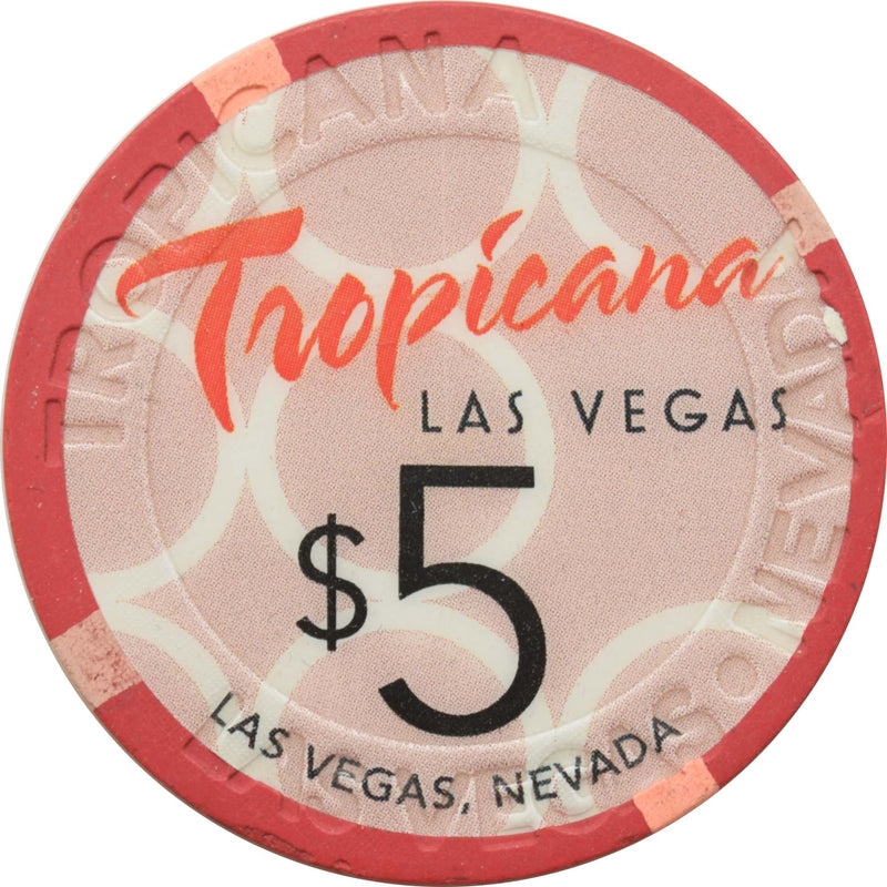 Tropicana Casino Las Vegas Nevada $5 Chip 2010