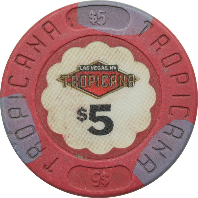 Tropicana Casino Las Vegas Nevada $5 Chip 1992