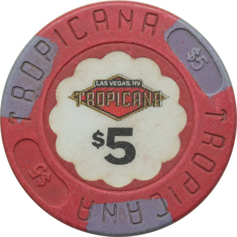 Tropicana Casino Las Vegas Nevada $5 Chip 1992