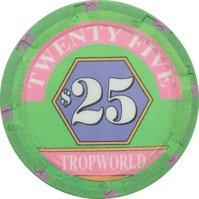 Tropworld Casino Atlantic City New Jersey $25 Chip