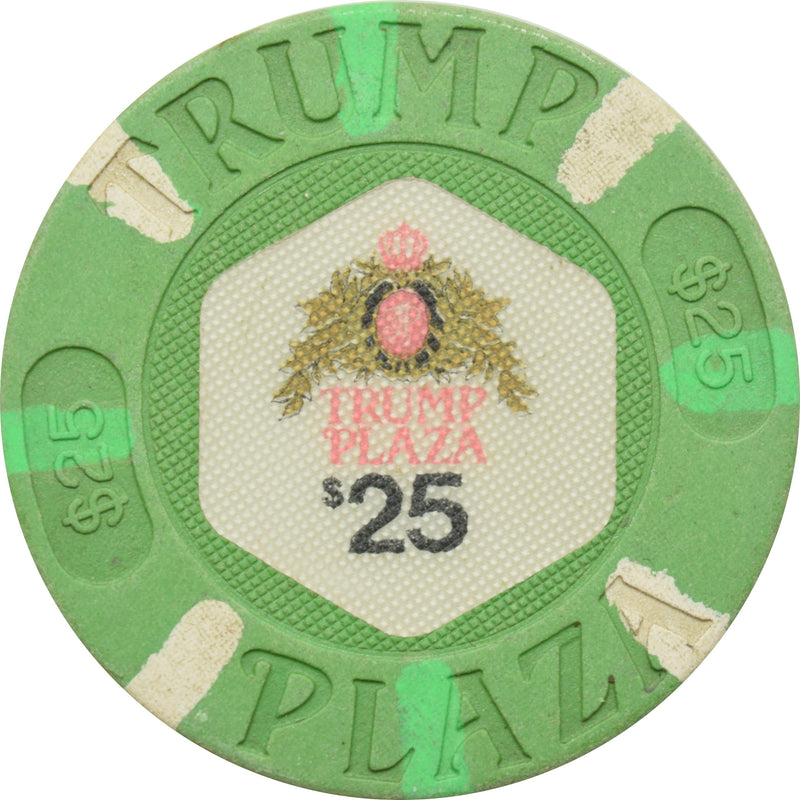 Trump Plaza Casino Atlantic City New Jersey $25 Chip