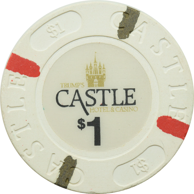 Trump's Castle Casino $1 Chip Atlantic City New Jersey