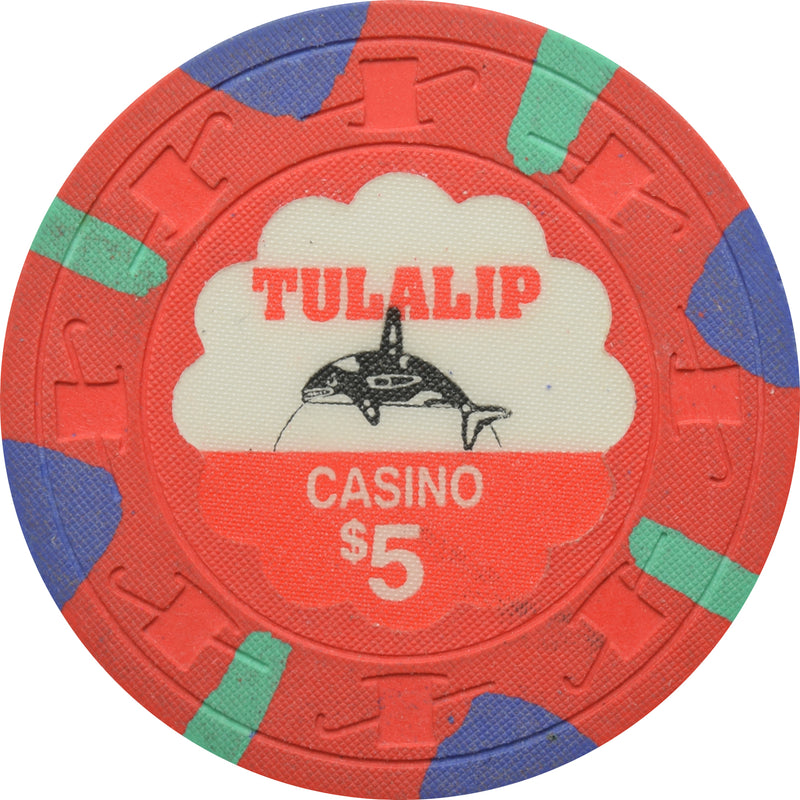 Tulalip Casino Marysville Washington $5 Chip