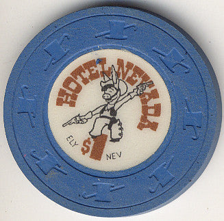 Hotel Nevada $1 (blue) chip - Spinettis Gaming - 1
