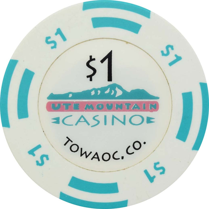 Ute Mountain Casino Towaoc Colorado $1 Bud Jones Chip