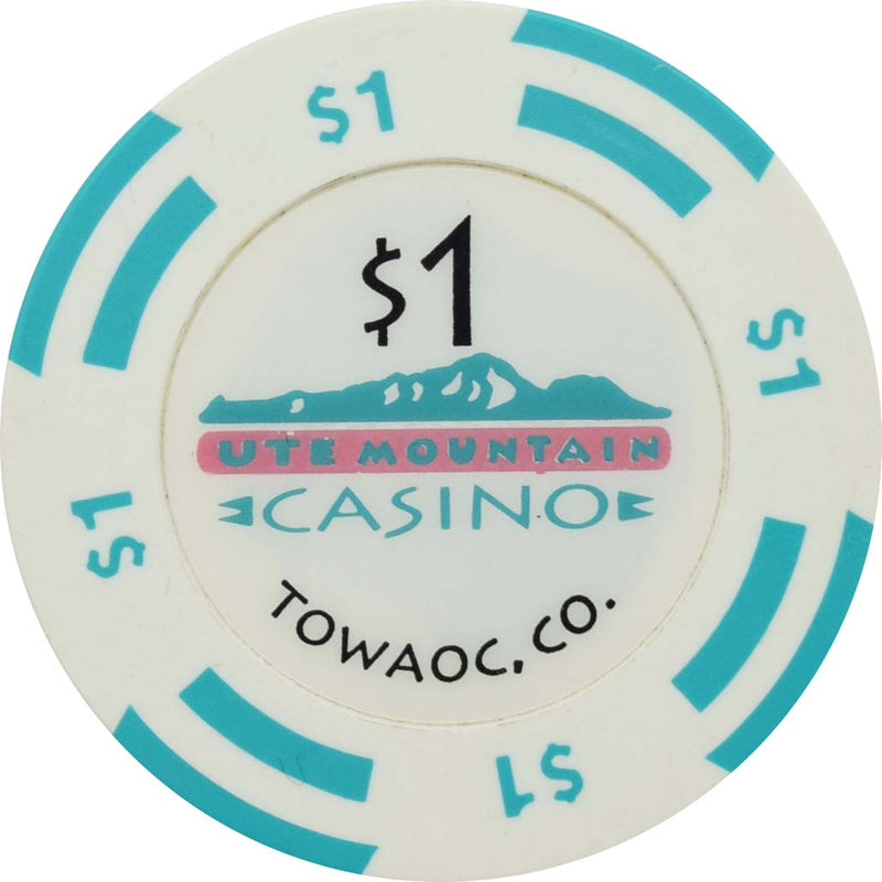 Ute Mountain Casino Towaoc Colorado $1 Bud Jones Chip