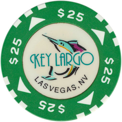Key Largo Casino Las Vegas Nevada $25 Chip 1997