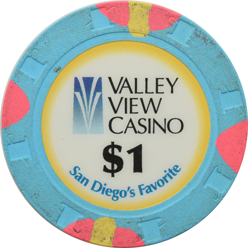 Valley View Casino Valley Center California $1 Paulson Chip