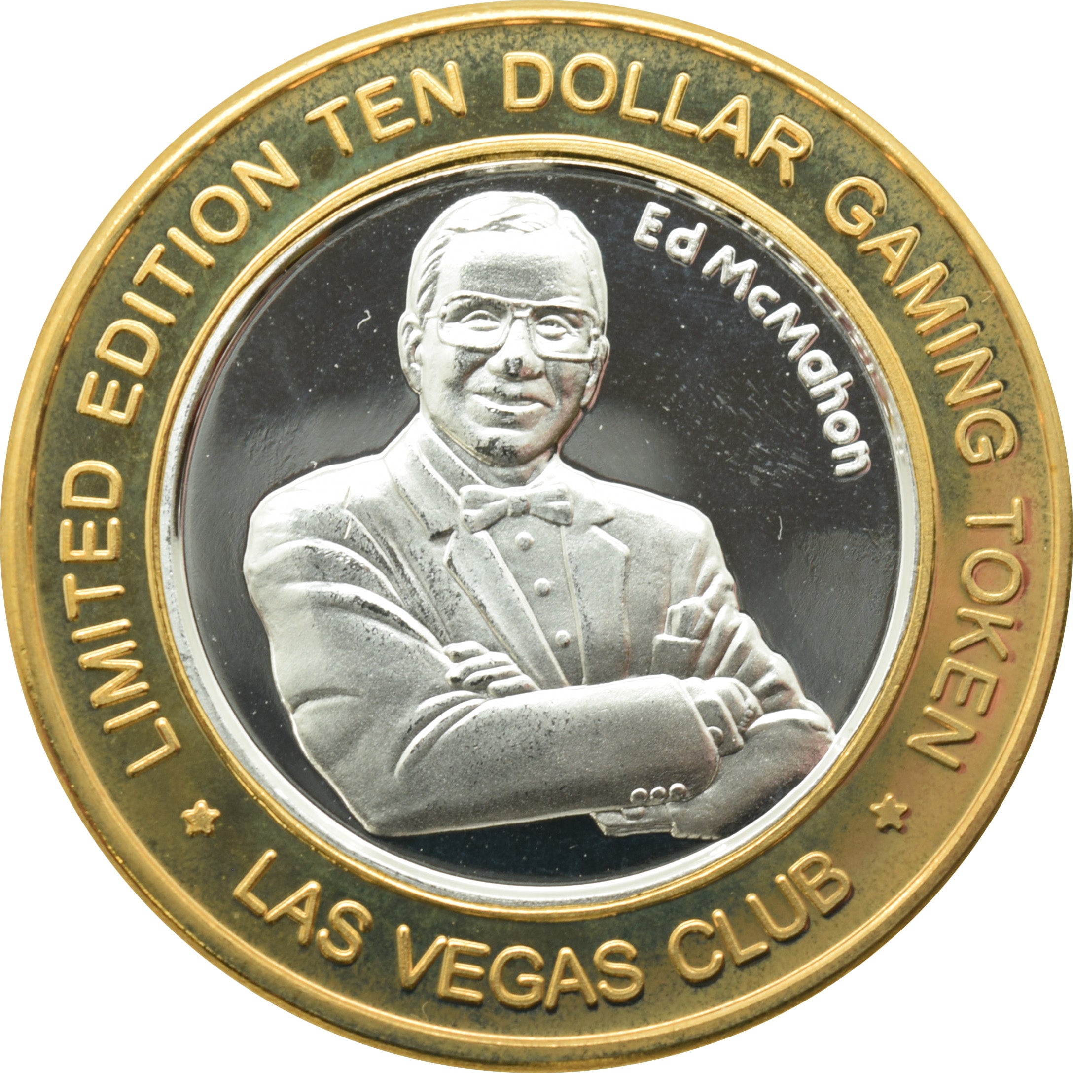 Las Vegas Club Casino Las Vegas "Ed McMahon" $10 Silver Strike .999 Fine Silver 2005