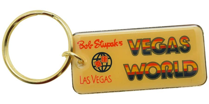 Bob Stupak's Vegas World Casino Las Vegas Original Keychain Ring