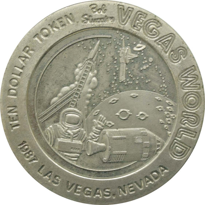 Vegas World Casino Las Vegas Nevada $10 Token 1987