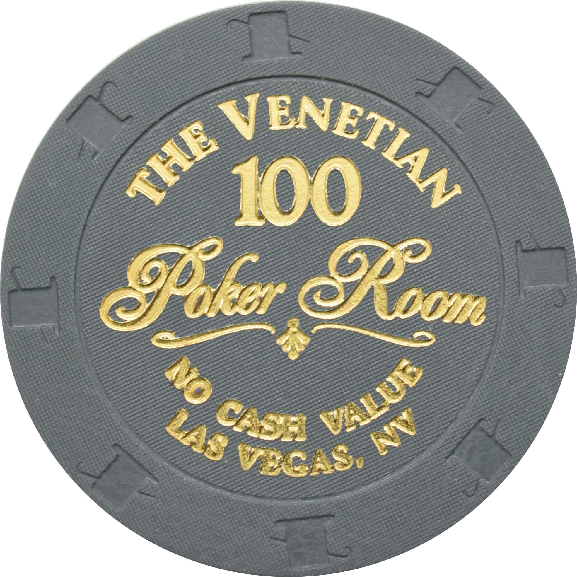 The Venetian Casino Las Vegas Nevada $100 No Cash Value Chip 2006