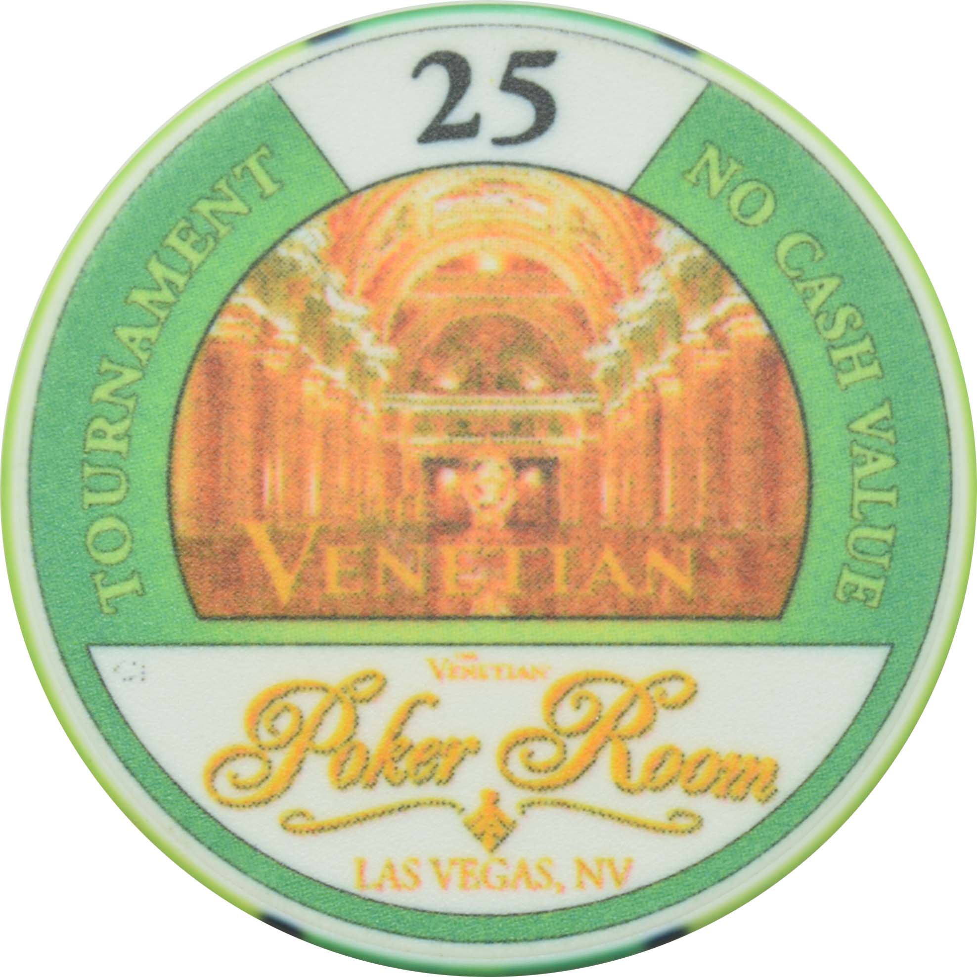 The Venetian Casino Las Vegas Nevada $25 Poker Room NCV Chip 2006