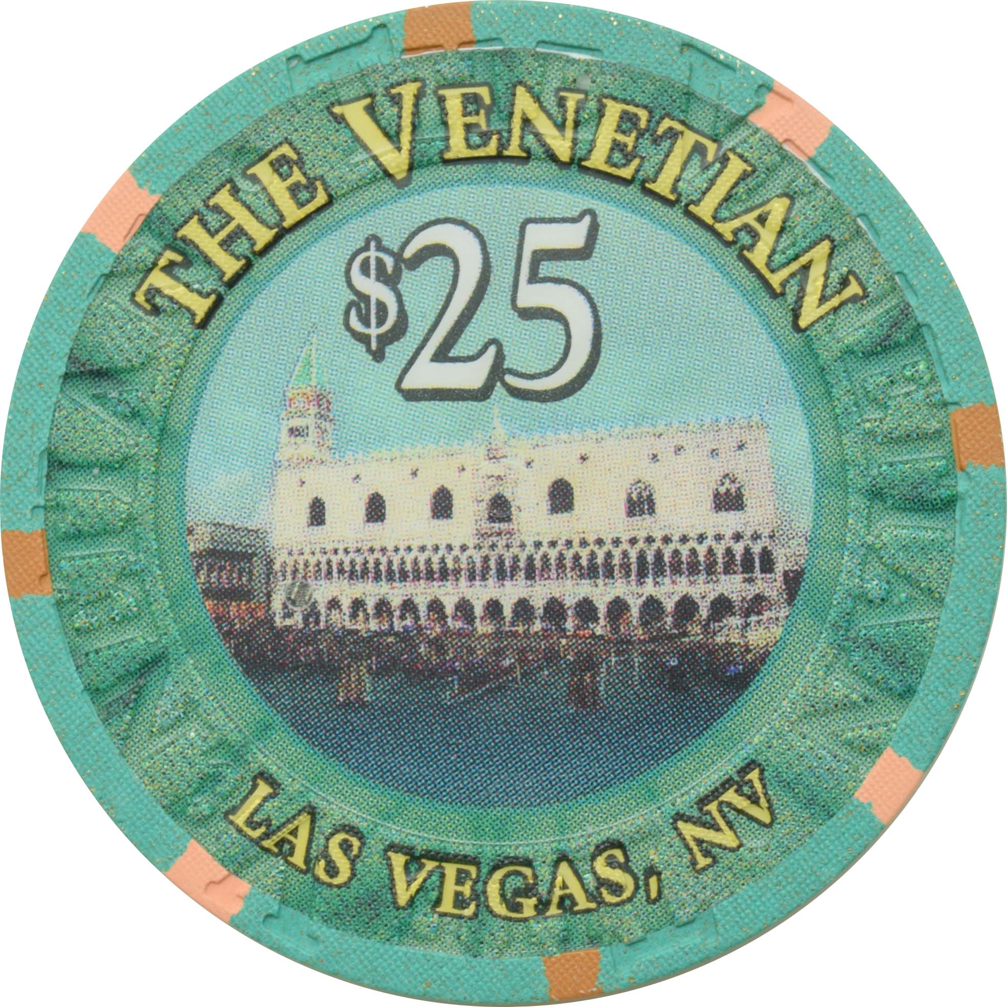 The Venetian Casino Las Vegas Nevada $25 Chip 1999