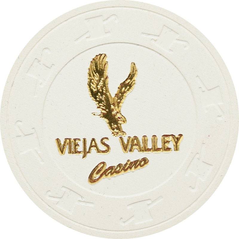 Viejas Casino Alpine California $1 No Cash Value Chip