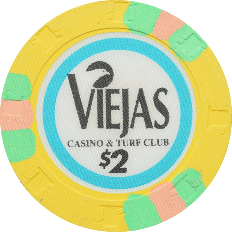 Viejas Casino Alpine California $2 Chip