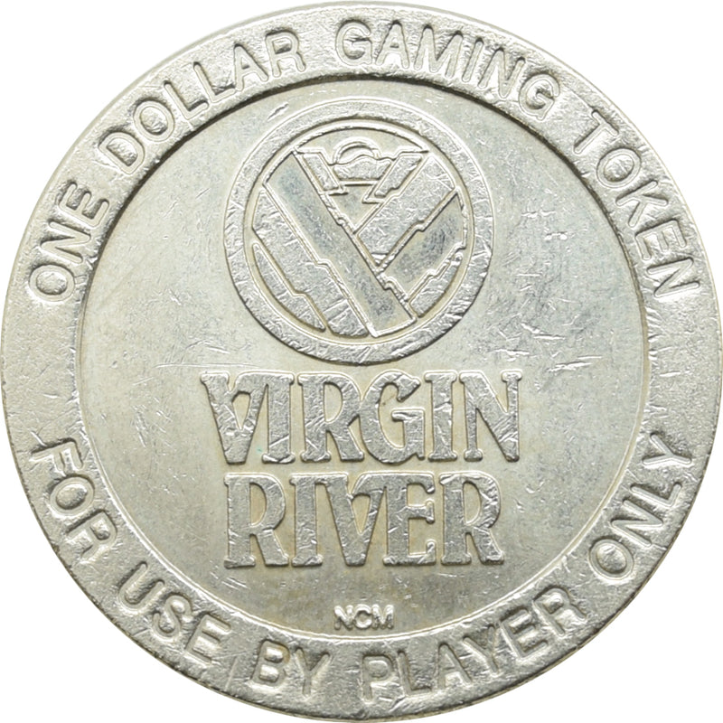 Virgin River Casino Las Vegas NV $1 Token 1990