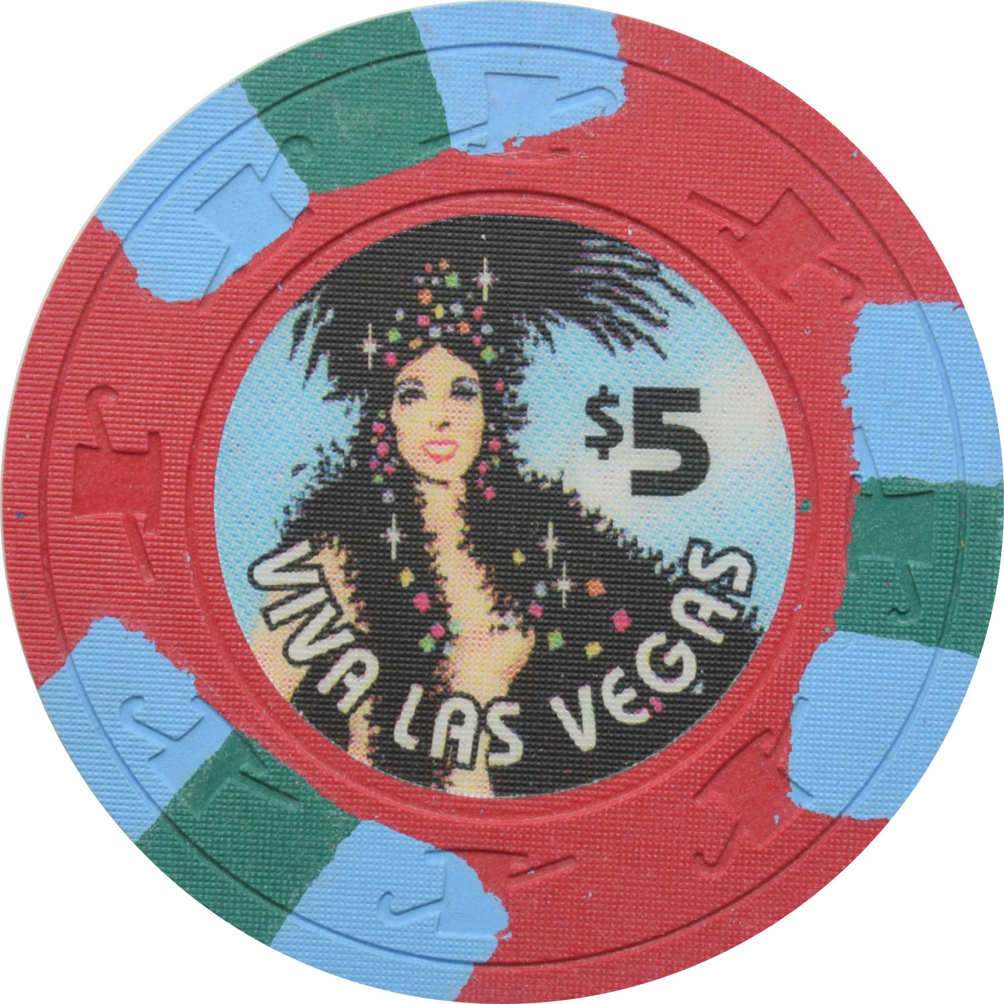 Viva Las Vegas $5 Paulson Fantasy Chip