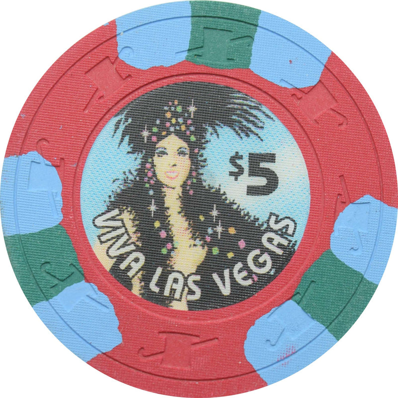 Viva Las Vegas $5 Paulson Fantasy Chip