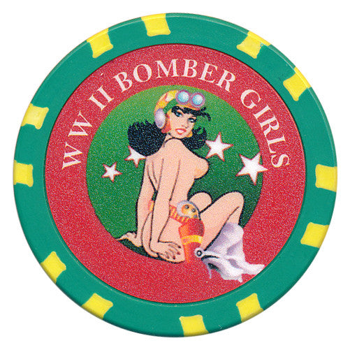 WW II Bomber Girls Chip P-47D Thunderbolt - Spinettis Gaming - 1
