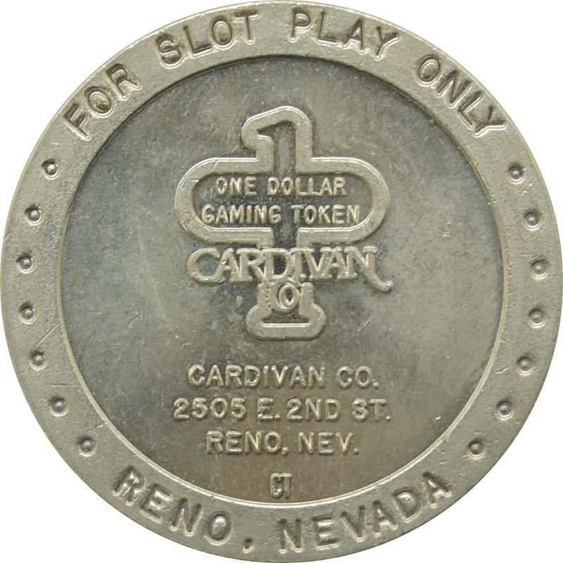 Warehouse Market Casino Cardivan Co. $1 Token 1990