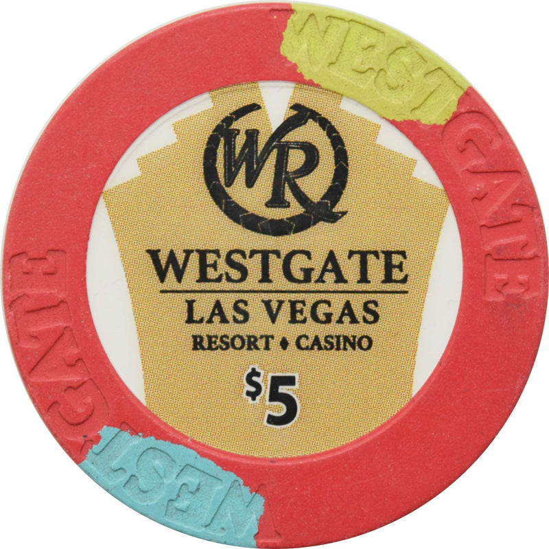 Westgate Casino Las Vegas Nevada $5 Chip 2014