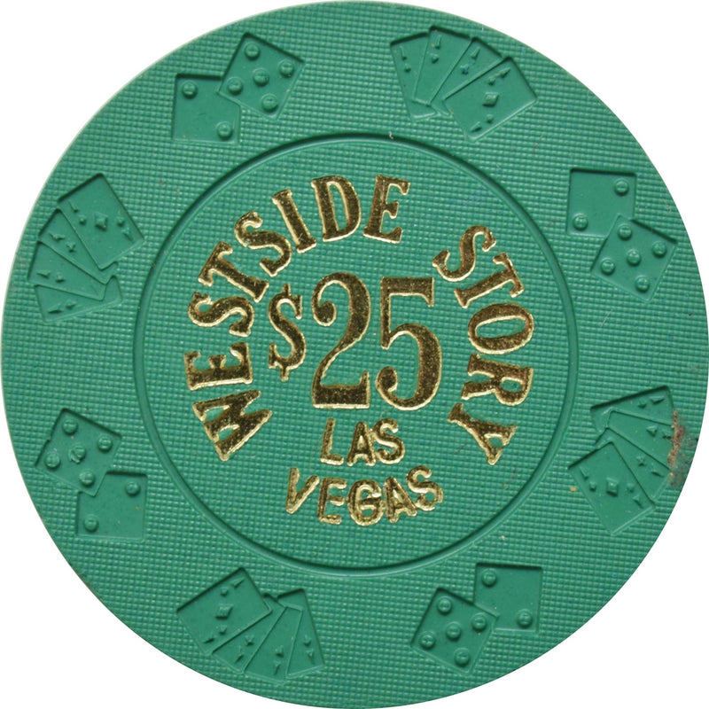 Westside Story Casino Las Vegas Nevada $25 Chip 1981