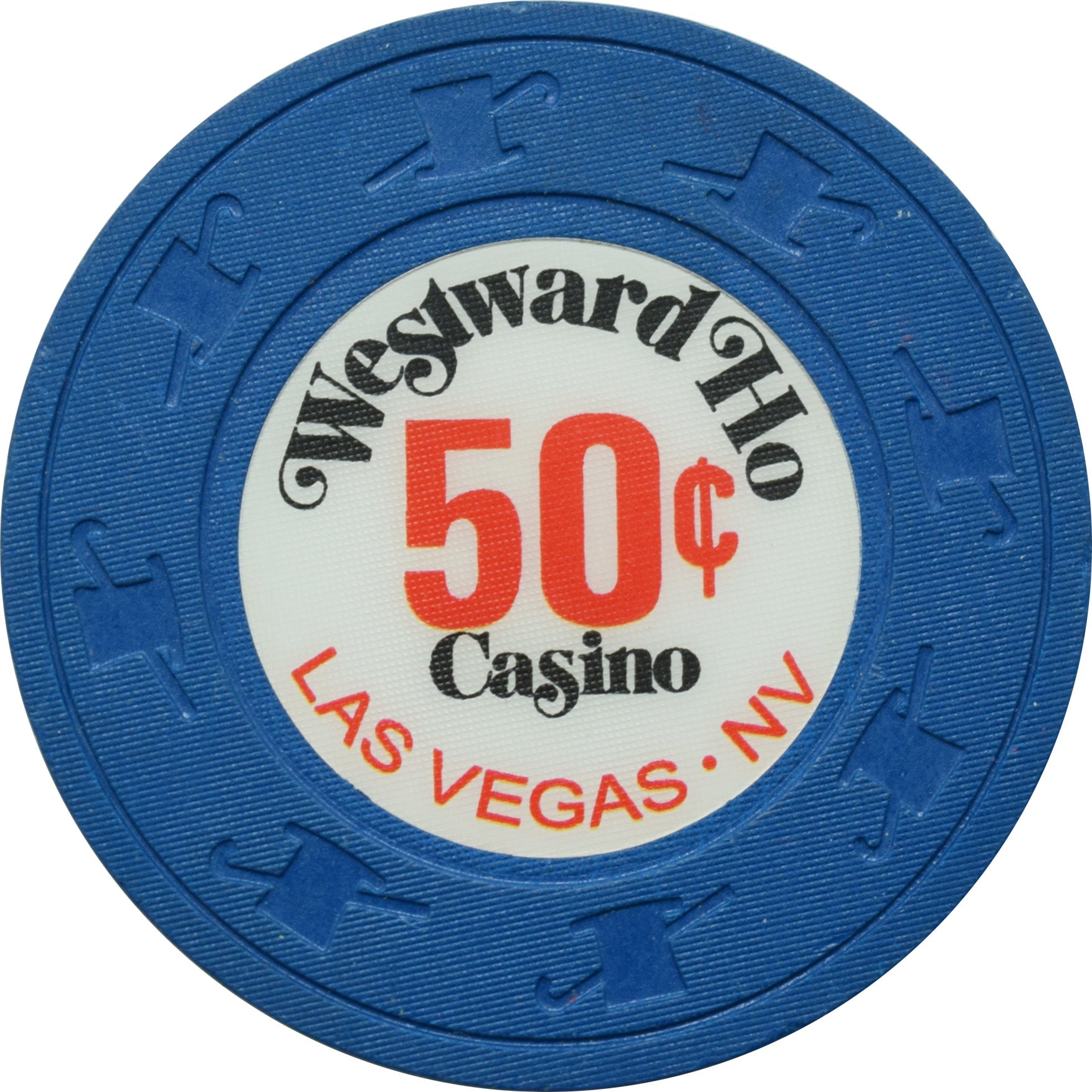 Westward Ho Casino Las Vegas Nevada 50 Cent Chip 1980s