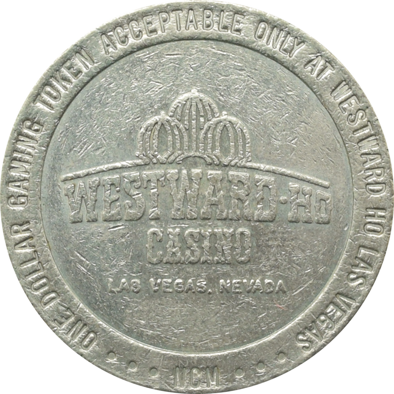 Westward Ho Casino Las Vegas Nevada $1 Token 1988
