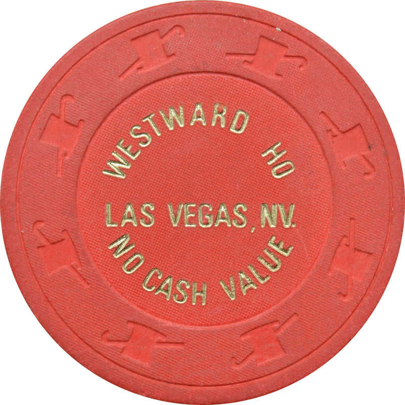 Westward Ho Casino Las Vegas Nevada $5 Live Games NCV Chip 1980s