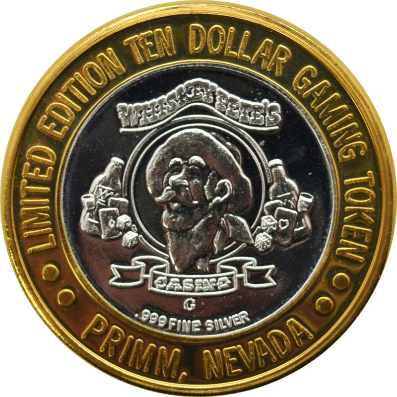 Whiskey Pete's Casino Primm Nevada "Dutch Schultz Car" $10 Silver Strike .999 Fine Silver 1999