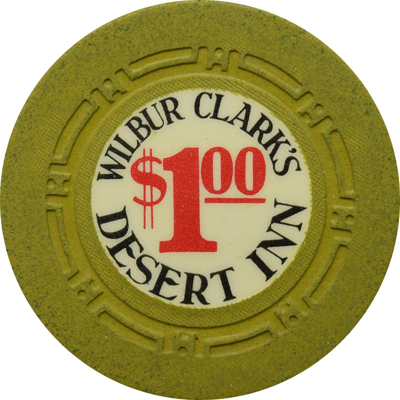 Desert Inn Wilbur Clark's Casino Las Vegas Nevada $1 Chip 1964