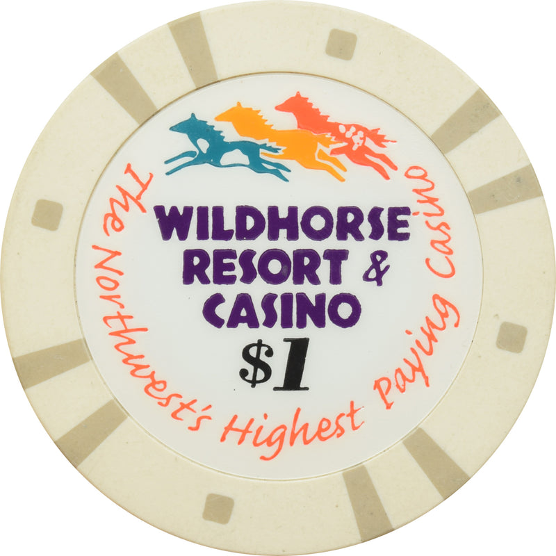 Wildhorse Casino Pendleton OR $1 Chip