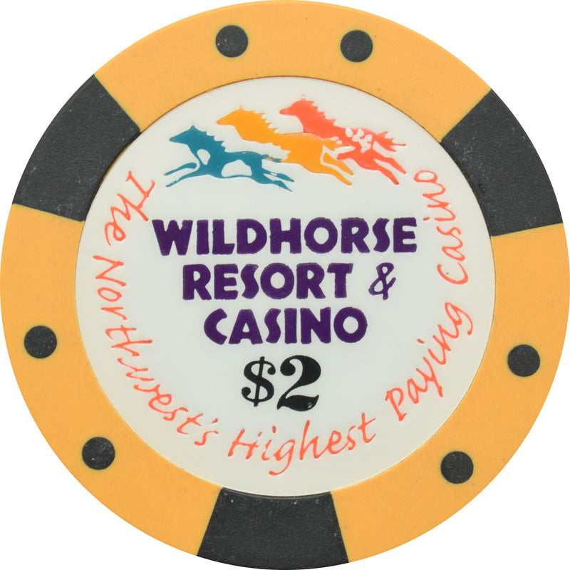 Wildhorse Casino Pendleton Oregon $2 Chip