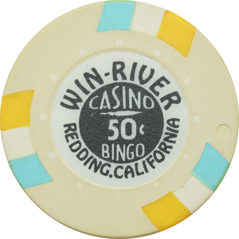 Win-River Casino Redding California 50 Cent Chip