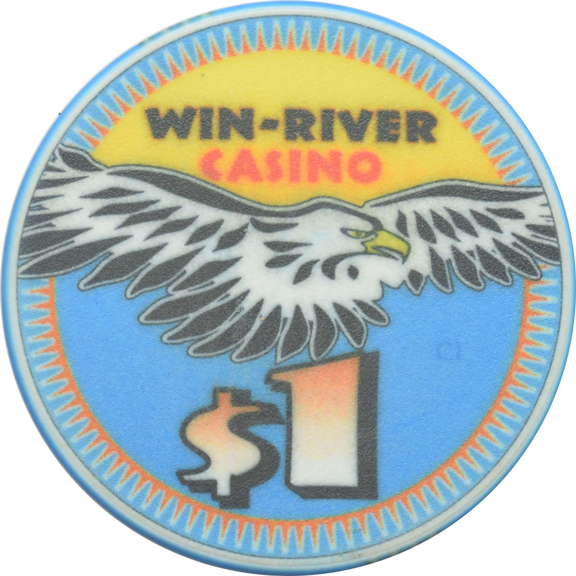 Win-River Casino Redding California $1 Chip