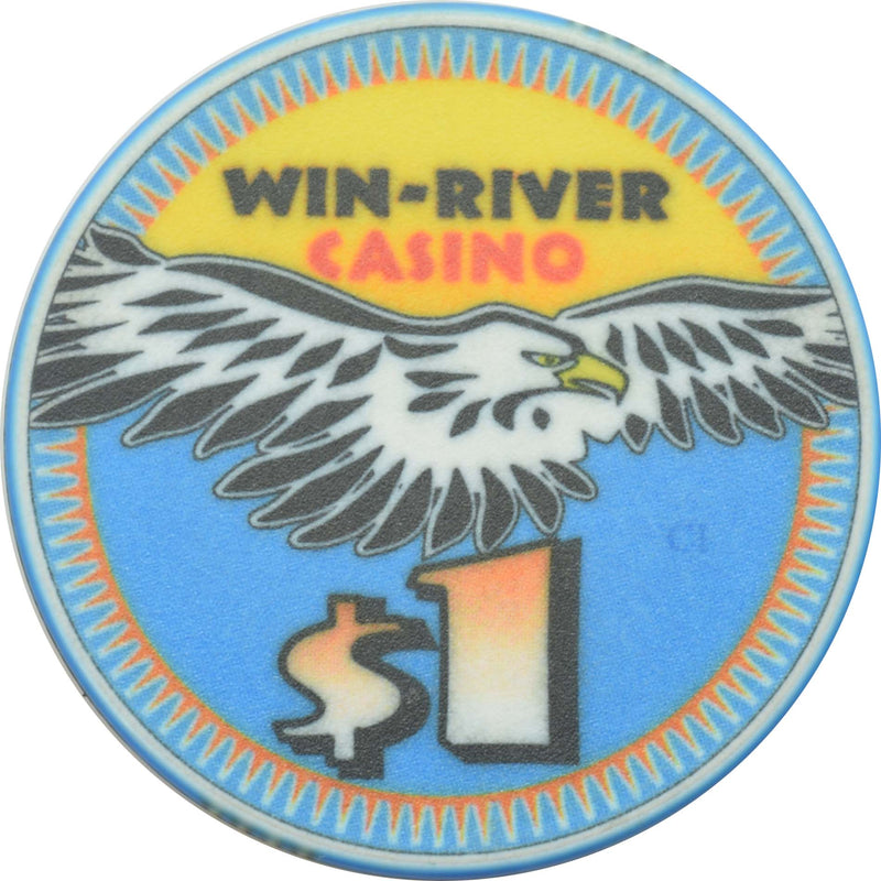 Win-River Casino Redding California $1 Chip
