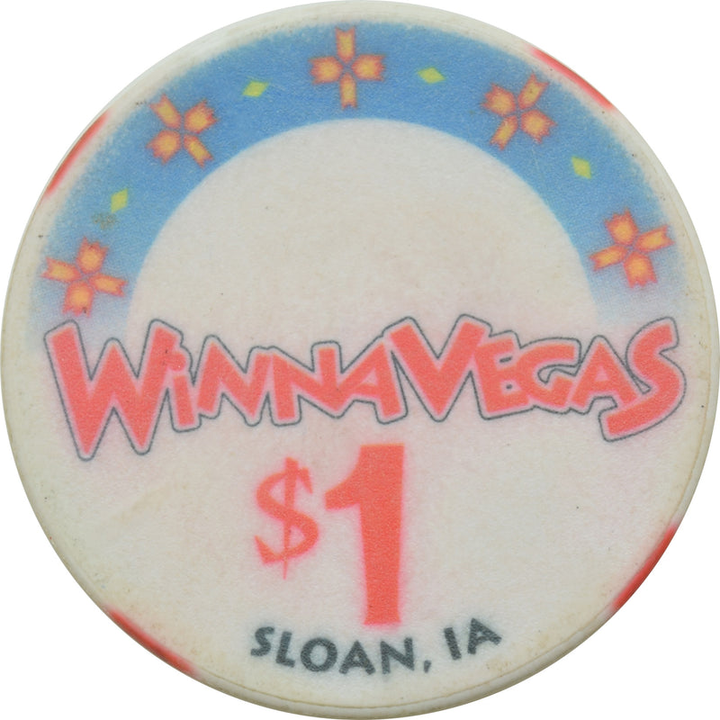 Winnavegas Casino Sloan IA $1 Chip