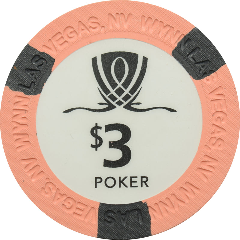 Wynn Casino Las Vegas Nevada $3 Chip 2005