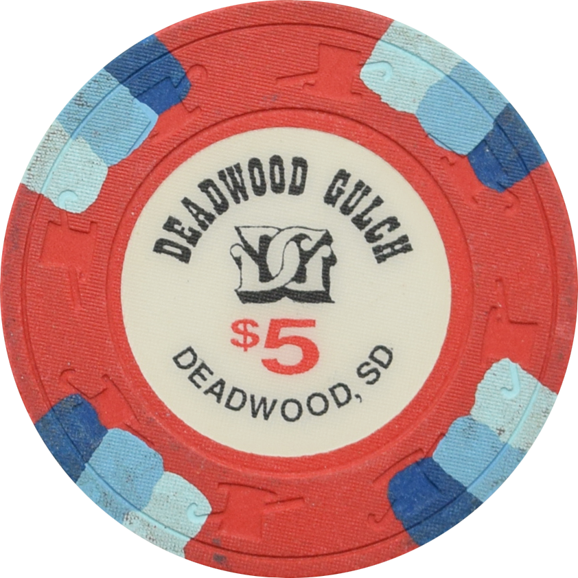 Deadwood Gulch Casino Deadwood South Dakota $5 Chip