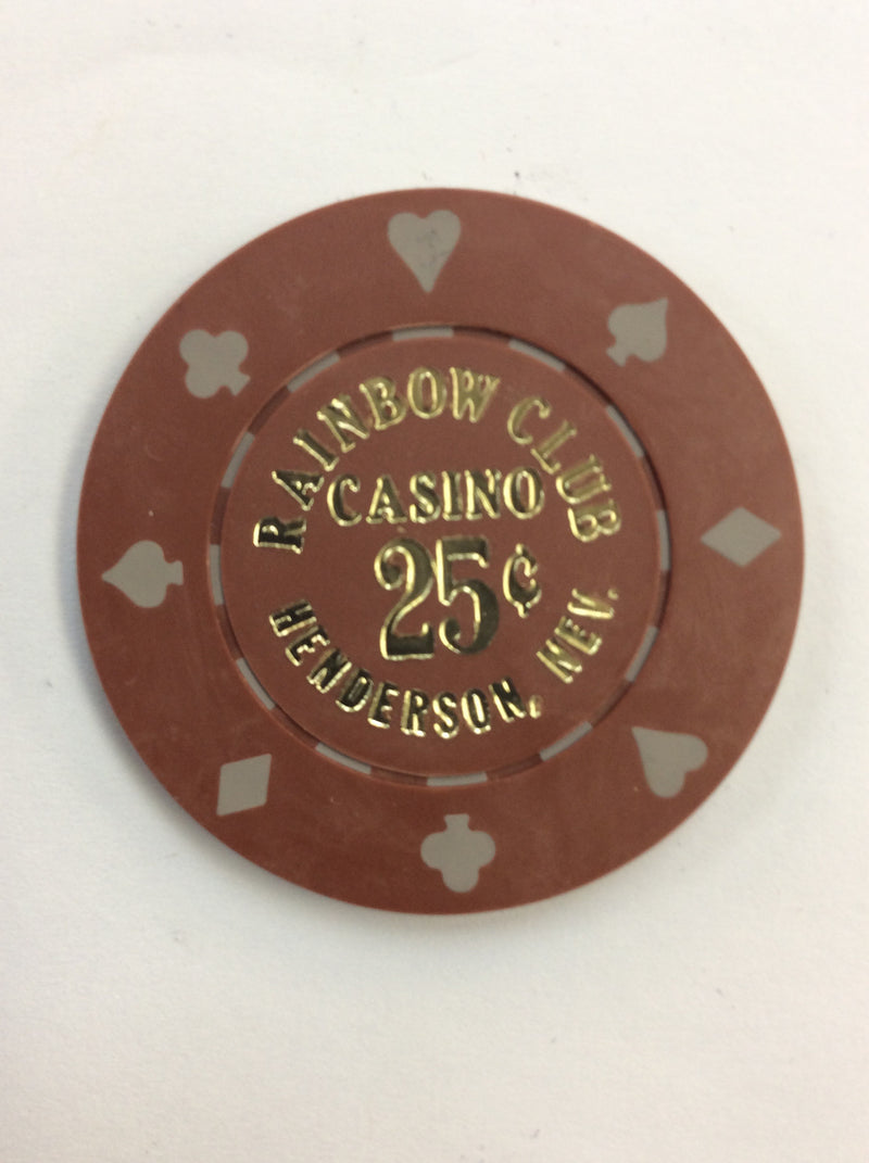Rainbow Club Casino 25cent chip - Spinettis Gaming
