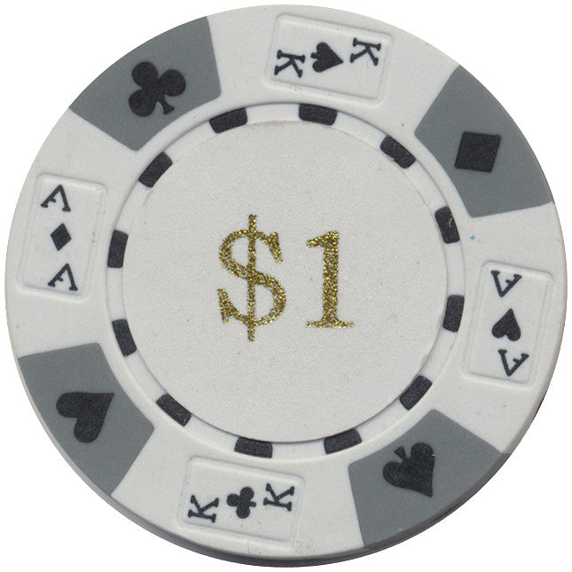 Tri-Color Denomination Series 14g Poker Chip Set of 25