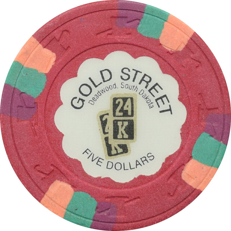 Gold Street Casino Deadwood South Dakota $5 Chip