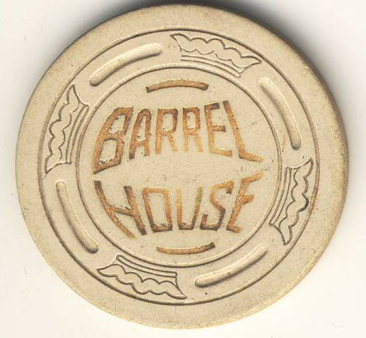 Barrel House (cream 1952) Chip - Spinettis Gaming - 1