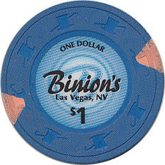 Binion's, Las Vegas NV $1 Casino Chip Small Inlay - Spinettis Gaming