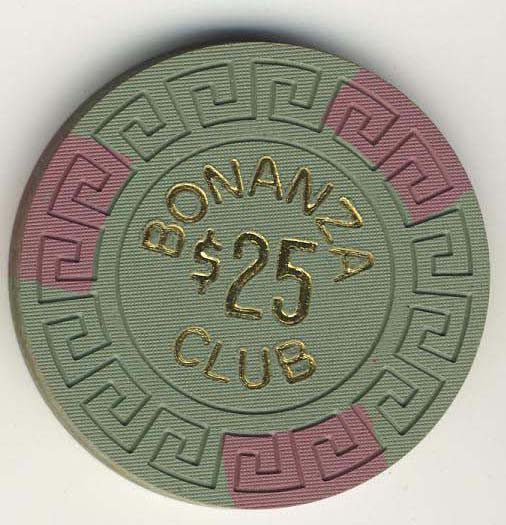Bonanza Club Stateline $25 Chip - Spinettis Gaming - 1